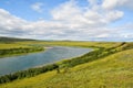 The river in the tundra of the Yamal Royalty Free Stock Photo