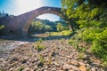 River under Alidosi Bridge Royalty Free Stock Photo