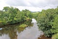 River Usk in Brecon, Wales