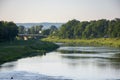 River uzh at sunrise Royalty Free Stock Photo