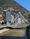 The river Valira and the bridge La Vella