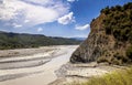 River Valley Landscape Distrct Gramsh Albania Royalty Free Stock Photo