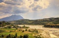 River Valley Landscape Distrct Gramsh Albania Travel tip Royalty Free Stock Photo