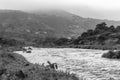 River Valley Mist Vintage Africa Landscape