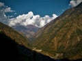 Himalaya view near Uttarakhand Rudraprag Distt. and situated in Northern Himalaya