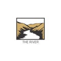 The River vector illustration tempalte