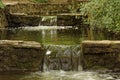 River ver waterfall, St Albans Royalty Free Stock Photo