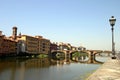 River view in Florence Royalty Free Stock Photo