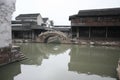 River view in water town wuzhen in south china Royalty Free Stock Photo