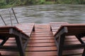 River view and wooden and steel Pool villa chair