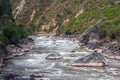 River Vilcanota - The Train Ride to Machu Picchu Royalty Free Stock Photo