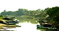 river village boats canel greeen