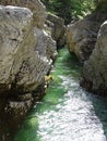 River Walchen near Sylvenstein lake