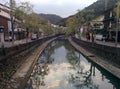 River walk in Kinosaki-onsen, Japan