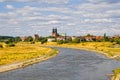 River Warta and Basilica on Poznan