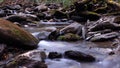River Water Photography in the Woods of the Great Smoky Mountains National Park. Royalty Free Stock Photo
