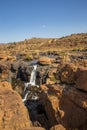 River and Waterfall at Bourke Luck Potholes, Blyde River Canyon, South Africa