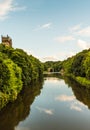 The River Wear at Durham in UK Royalty Free Stock Photo