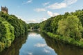 River Wear at Durham, UK Royalty Free Stock Photo