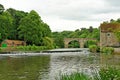 River Wear and Prebends Bridge in Durham, England Royalty Free Stock Photo