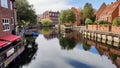 River Wensum at Fye Bridge, Norwich, Norfolk, England