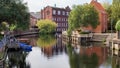 River Wensum at Fye Bridge, Norwich, Norfolk, England