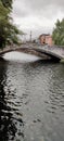 River Wensum and Whitefriars Bridge, Norwich, Norfolk, England, UK Royalty Free Stock Photo