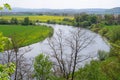 The river Weser in the spring