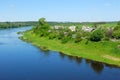 River Western Dvina in Belarus Royalty Free Stock Photo