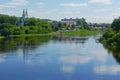 River Western Dvina in Belarus Royalty Free Stock Photo