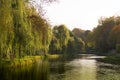 The River Wey,Guildford, Surrey. Royalty Free Stock Photo