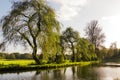 The River Wey,Guildford, Surrey,England Royalty Free Stock Photo