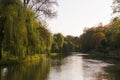 The River Wey,Guildford, Surrey,England Royalty Free Stock Photo