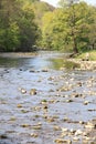 The River Wharfe, Wharfedale, Yorkshire, Uk Royalty Free Stock Photo