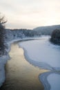 River winter Royalty Free Stock Photo