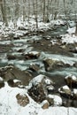 River, Winter Landscape in the Smokies Royalty Free Stock Photo