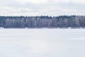 River, winter, snow Royalty Free Stock Photo