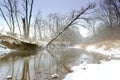 River in the winter time