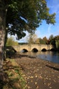 River Wye Bakewell Darbyshire Royalty Free Stock Photo