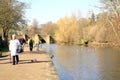 River Wye, Bakewell, Derbyshire. Royalty Free Stock Photo