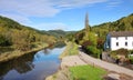 The River Wye in the UK Royalty Free Stock Photo