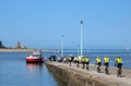 River Wyre Knott End to Fleetwood ferry, cyclists