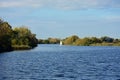 River Yare, Strumpshaw Fen, Norfolk, England Royalty Free Stock Photo