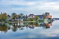 River Zaan Zaanse Schans Village Holland Netherlands Royalty Free Stock Photo
