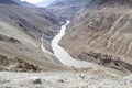 The river Zanskar in Ladakh, India Royalty Free Stock Photo