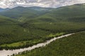 River Zhupanova. Kronotsky Nature Reserve on Kamchatka Peninsula.