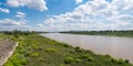 Riverbank panorama, Warsaw