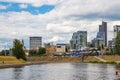 Riverbank in Vilnius, Lithuania