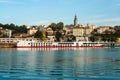 Riverboat on the Danube river, Belgrade Royalty Free Stock Photo