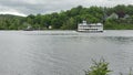 Riverboat and Ferry on Connecticut River Royalty Free Stock Photo